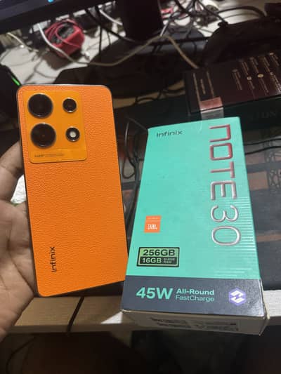 Infinix Note 30 8/256 GB With Original Box And Charger
