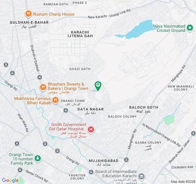 Plot available in Naya Nazimabad Block M