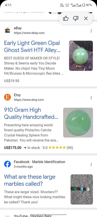Green Opal gemstone Imported urgently sale