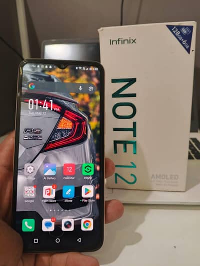 Infinix Note 12 with Box genuine phone