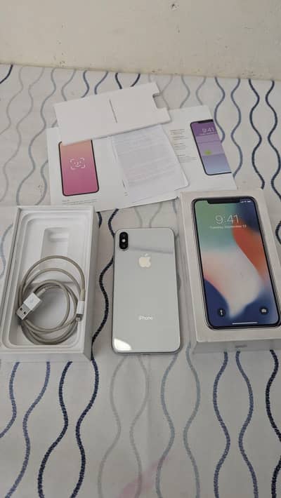 iphone x jv pta sa approved ha all original phone with box 