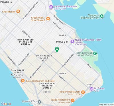 Dha Phase 8 E Zone 23rd St 1000 Yard Beautiful Location Plot Sale