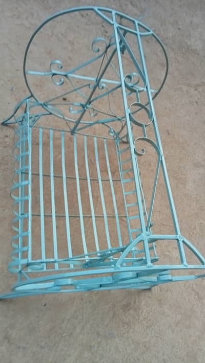 Steel home made swing for babies
