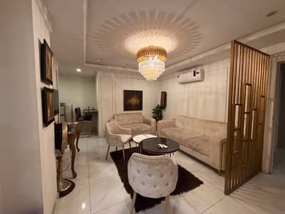1 Bedroom VIP Full furnish flat per day available in Bahria town Lahore 0300 4561276