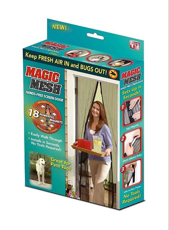 Magic Mesh Magnetic Hands-Free Screen Door. . . .