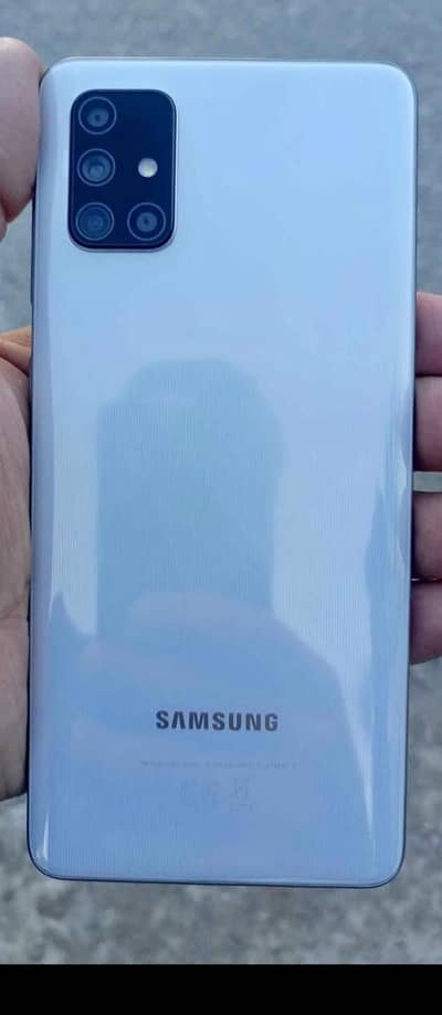 Samsung A71. . 8 128 Scratchless phone hai Daba cable original sath hai