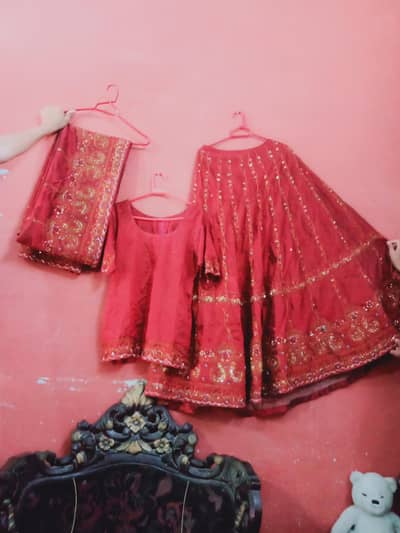 lahnga+kurti+dobata border wala