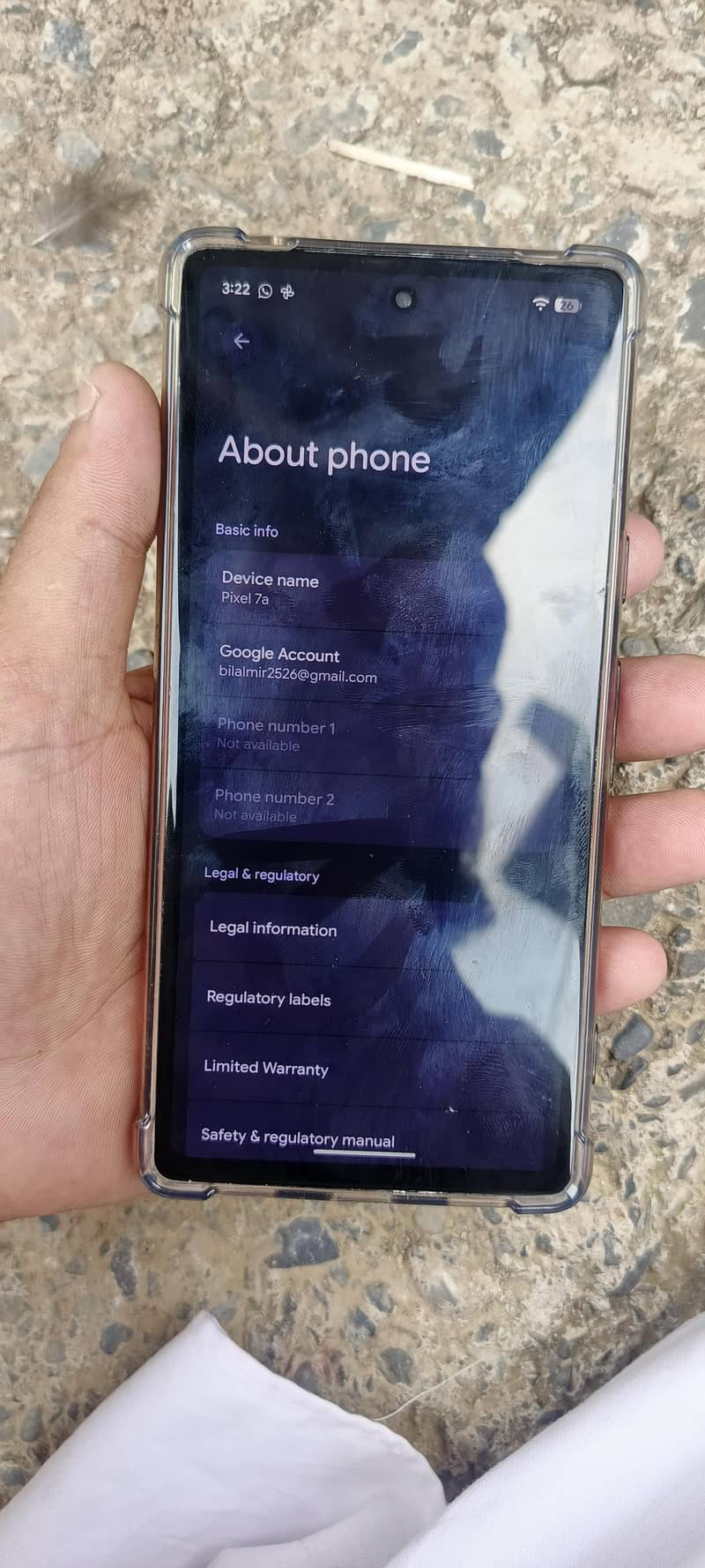 google pixel 7a 6