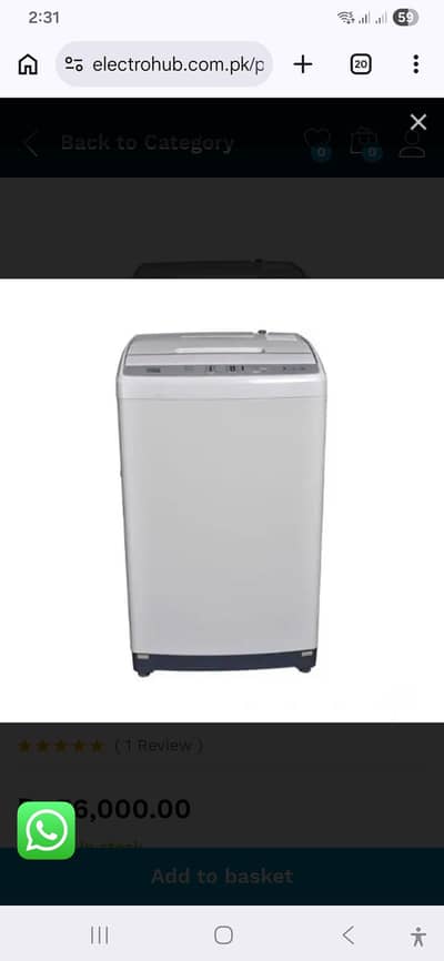 Brand new haier hwm 80 1269y for sale