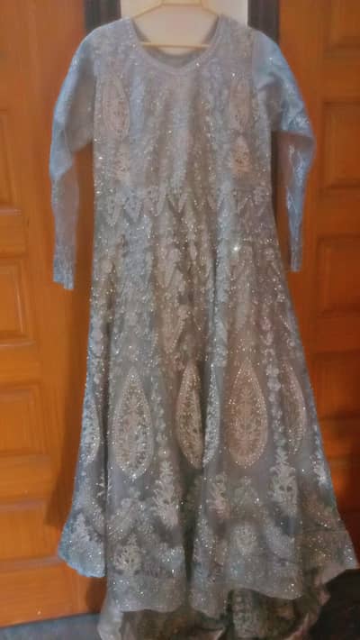 Gray Maxi Available For Girls