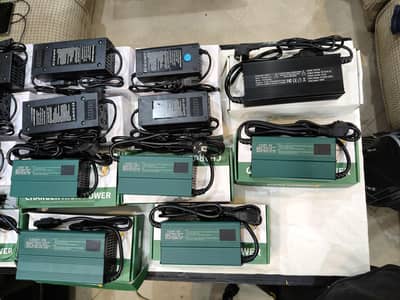 Smart charger E bikes with lcd display Electric vehicle36/48/ 60/72/84