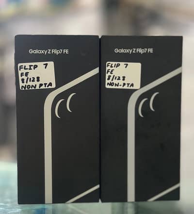 Z Flip7 FE Box Pack 8Gb Ram 128Gb Rom Non Pta Non Active Physical+Esim