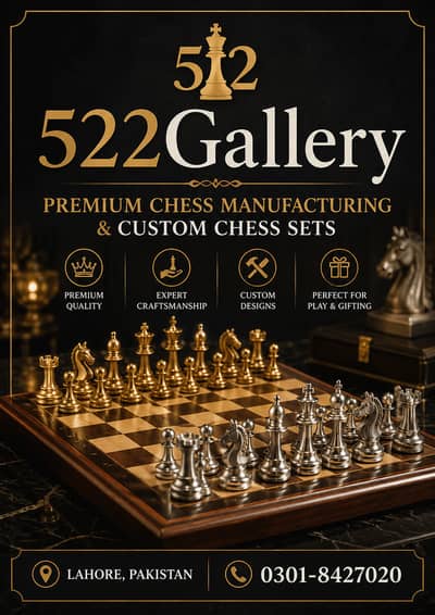 Customised Chess Table complete with Polish |Chess Manufacturer