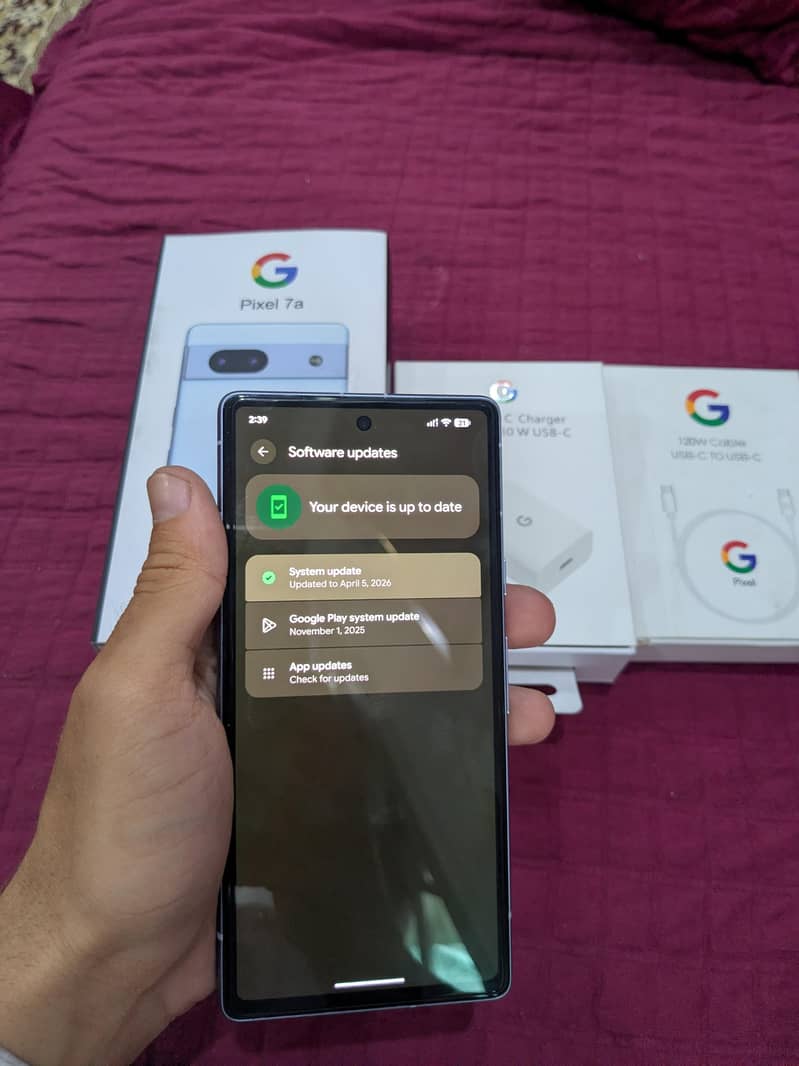 Pixel 7a with Box 4