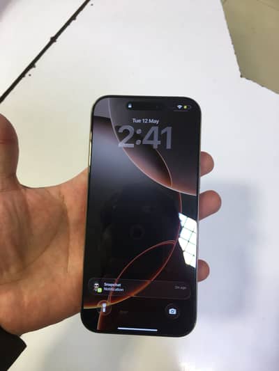 iPhone 16 pro max 256gb