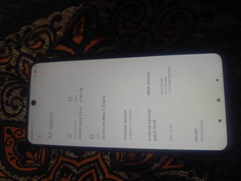 redmi note 9pro 6gb 2