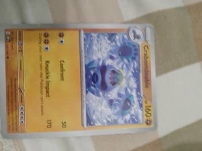 pokemon card crabominable