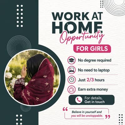 Work at home opportunity for girls