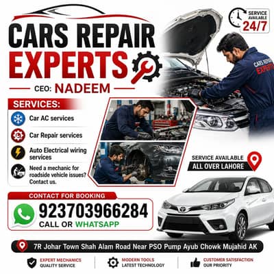 Car Repair Services/Car Ac Services/Mechanic Services/Khrab Car Thek