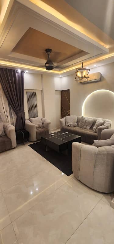 FULLY FURNISHED APARTMENT 1200 SQFT RESIDENTIAL BIG BUKHARI PHASE 6 FOR RENT