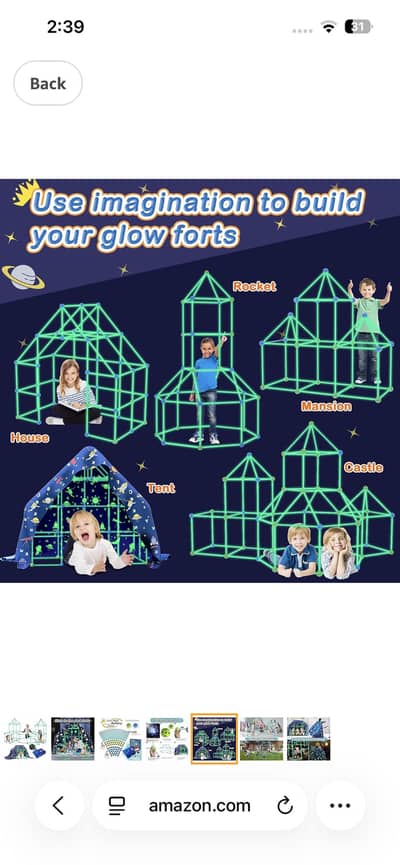 Construction fort Tent
