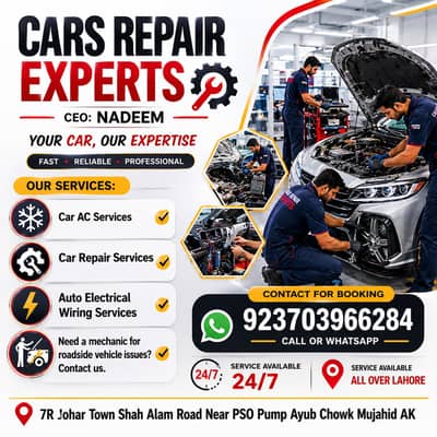 Car Repair Services/Car Ac Services/Mechanic Services/Khrab Car Thek