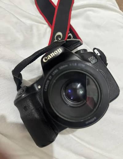 Canon 60d With 2 lens 50mm lens & 75-300 lens