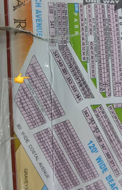 500 Yards Plot For Sale Costal St 1 Zone D Phase 8 DHA