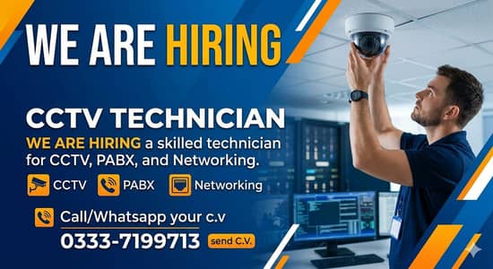Required CCTV/PabX Technician