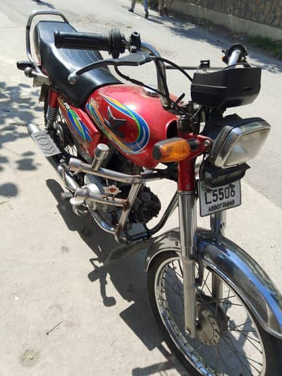 ZXMCO 70cc bike red colour