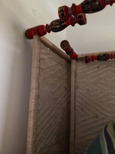 Premium Handmade Wooden Charpai – Excellent Condition