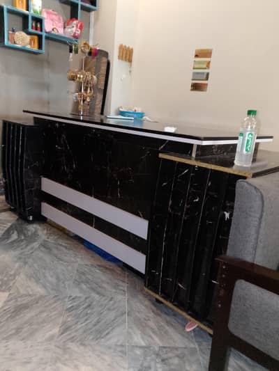 office table and display racks