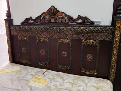 King Size Bed Set with Mattress for Sale