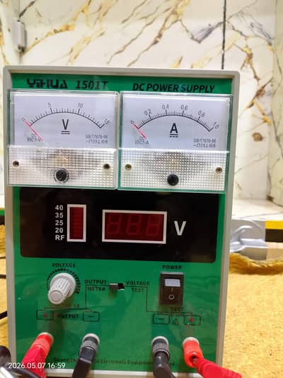 YIHUA 1501T DC Regulated Power Supply - 15V - 1A for Mobile Repair