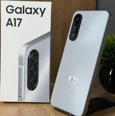 Samsung A17 mobile for sale 1 week huwa open huwa complete box