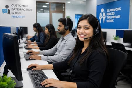 Male and Female Fresher Staff Required in Call Center