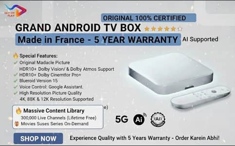 Android Box not used (old Tv not matched)