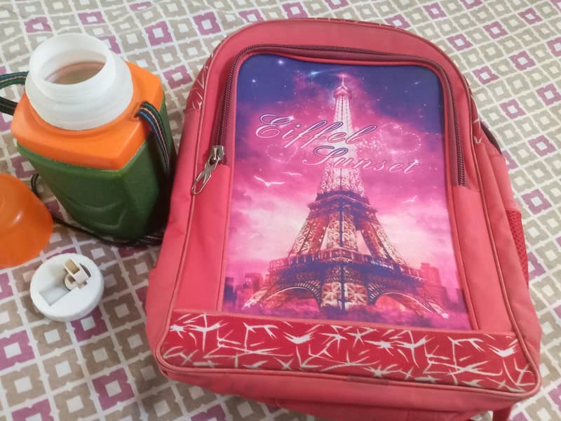 school bag  bottle 0