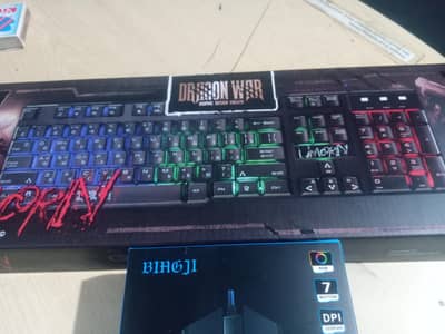 Rgb gaming keyboard and mouse new condy