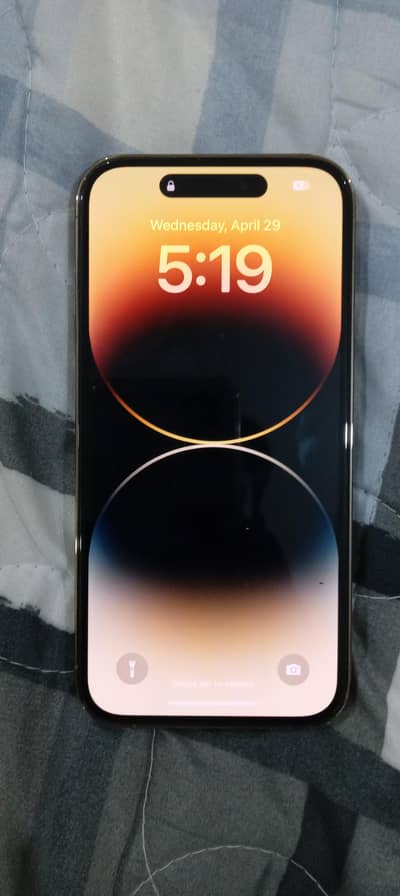iPhone 14 Pro JV Non PTA 128GB With Box 100% Battery Gold Colour