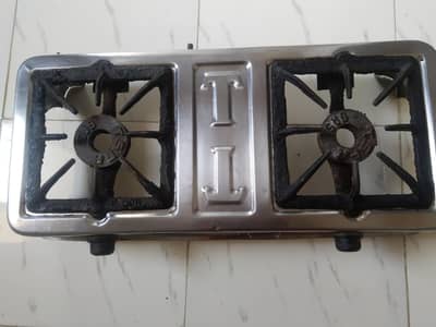 TSFA Gas 2 Burner Stove - Deluxe Model - Steel Body
