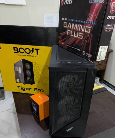 MSI B360 Gaming Plus + Boost Tiger Pro Case + 600W PSU & Parts Combo