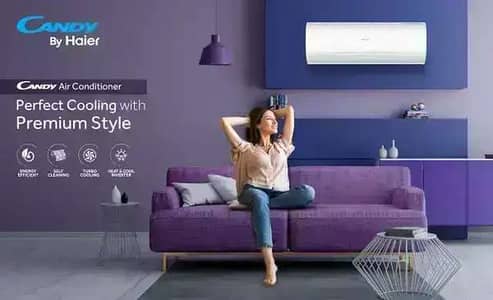 Candy -The Italian Style by Haier 1.5 Ton Heat & Cool DC Inverter