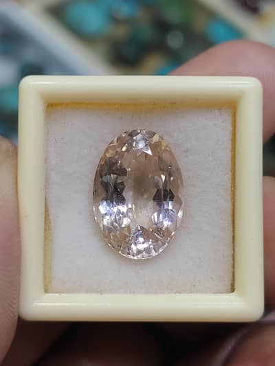 Natural Yellow Peach Topaz Stone 9.40 carat