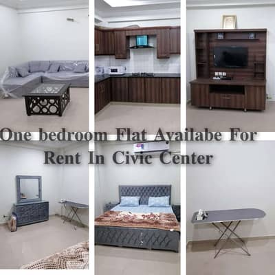 1bed fully luxury furnished appartment available for rent in bahria town phase 4 Civic centre
