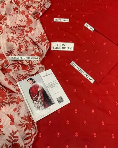 Number Of Pieces: 3 Pcs Shirt Fabric: Lawn