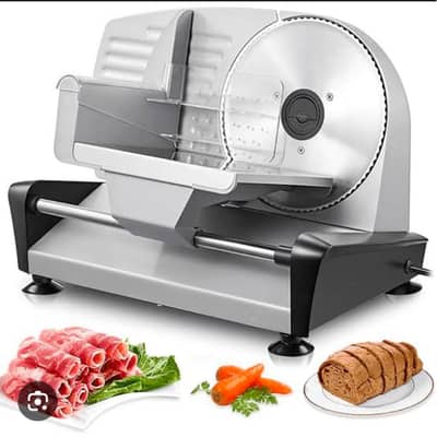 Electric Meat & Deli Slicer - Perfect for Frozen Meat/Bread/Cheese