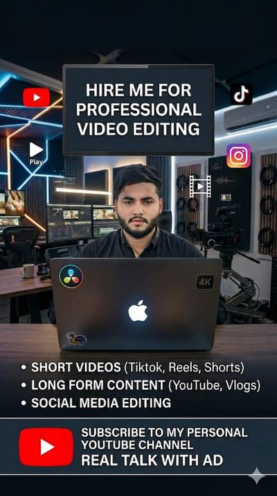 I am a professional video editor