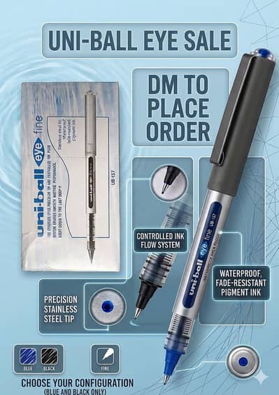 uniball eye pen (fine)