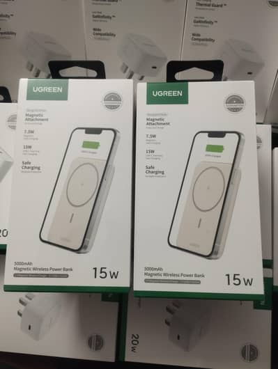 UGREEN 15W USB C charging 7.5W magnetic fast 5000mAh power bank